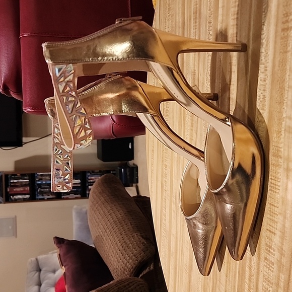 Shoe Republic LA Rose Gold High Heels (New without Tags) - Picture 1 of 9